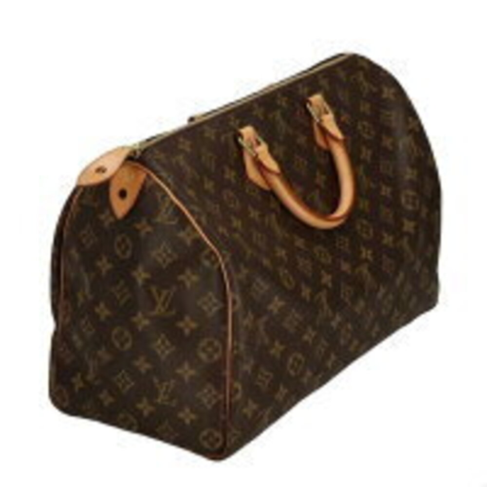 Louis Vuitton Speedy Boston Monogram Leather Handbag Brown - Picture 6 of 9